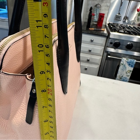 Kate Spade Caroline Queeney Pink Leather Handbag Purse Bag NEW - Picture 15 of 16